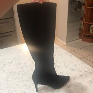 Black Knee High Boots